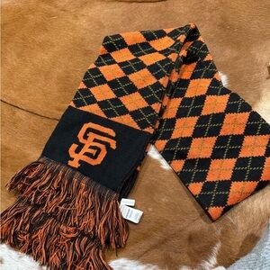 Giants Argyle Knit Scarf